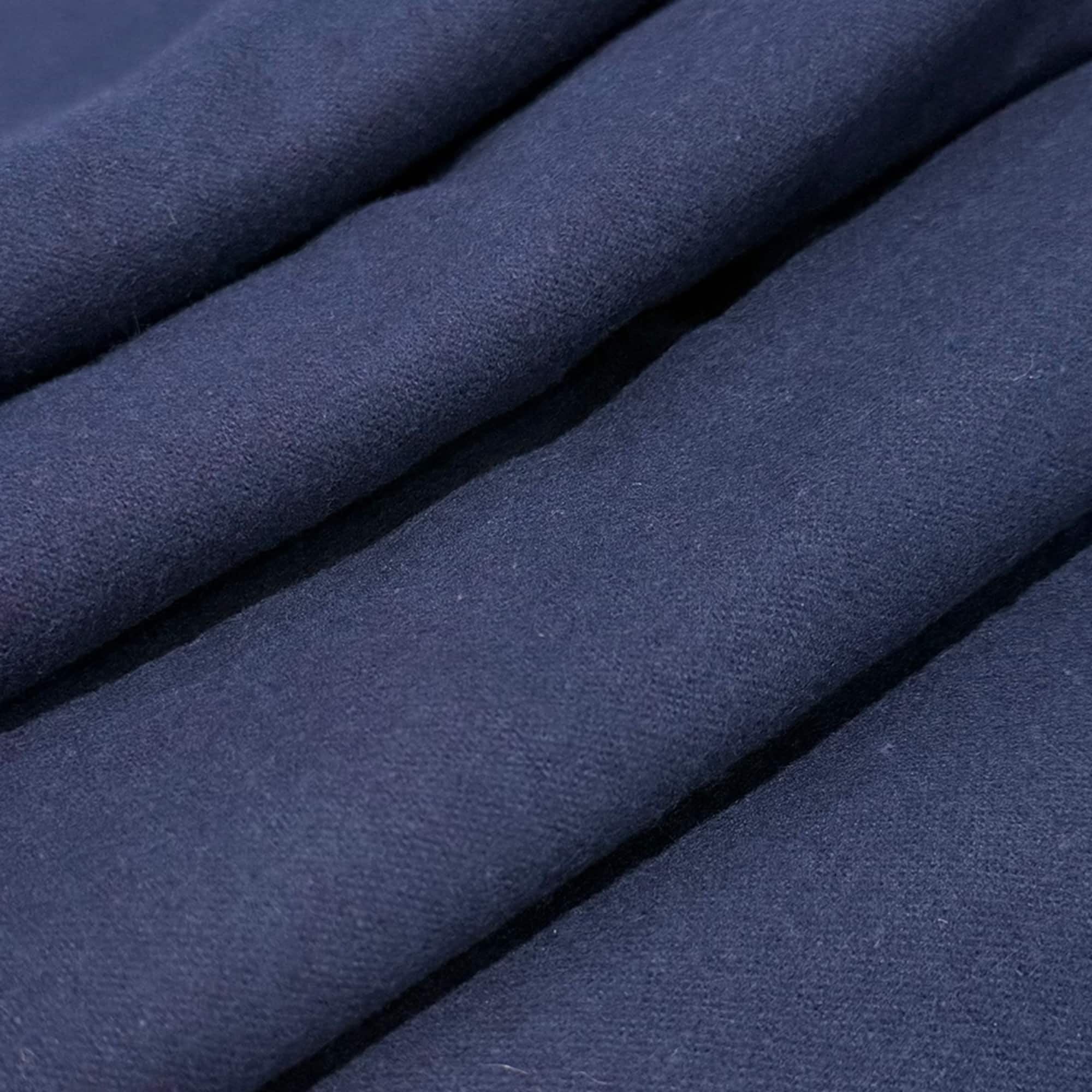 Feldman Navy Solid Cotton Flannel